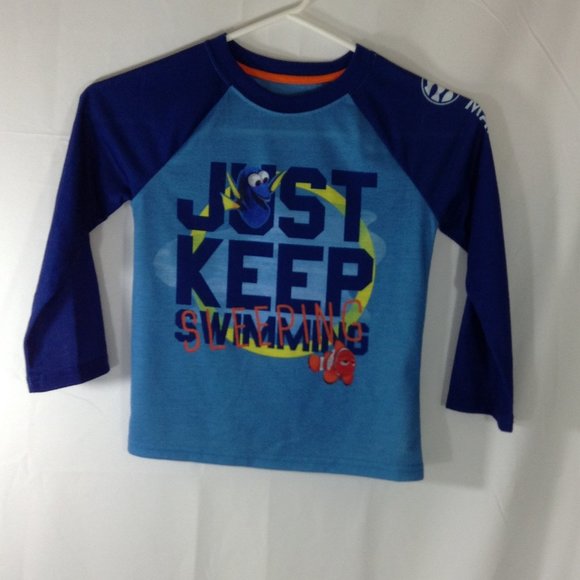 Disney Other - Disney baseball Tee Just Keep Swimming DORA Size 4